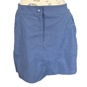 32 Degrees Cool Indigo Blue Elastic Waist Tech Skort Size Small EUC